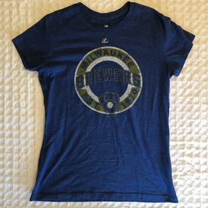 Milwaukee Brewers Short Sleeve Baseball Shirt